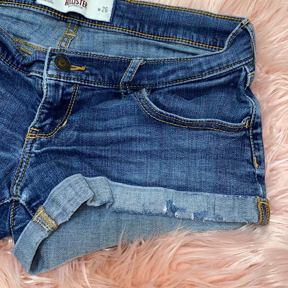 Hollister Low rise Jean short shorts size 26 - Picture 6 of 6